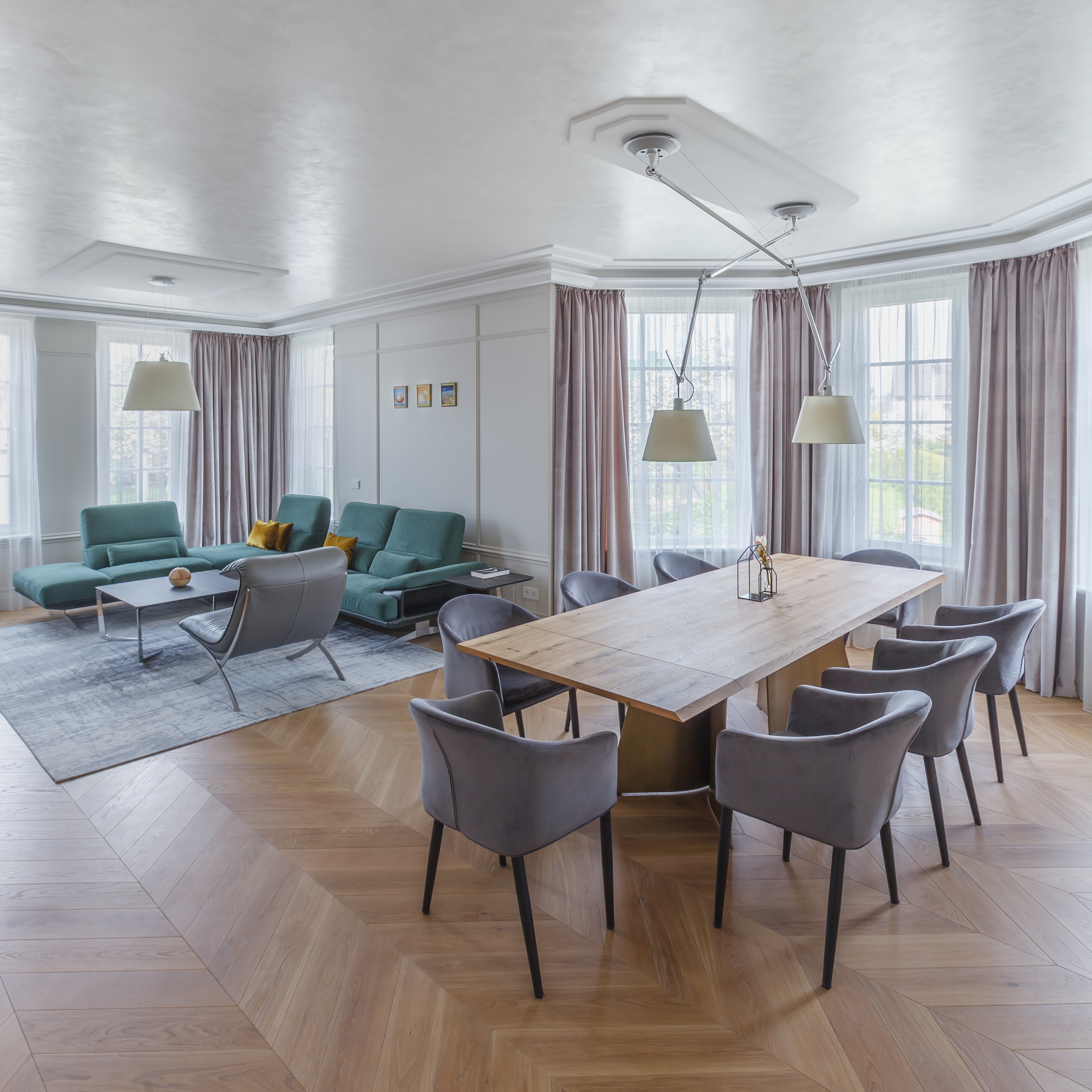 chevron flooring