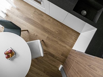Natural Oak floors, interior by Arkkitehti