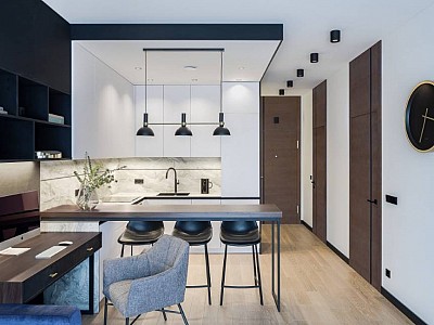 White Transparent engineered wood floors