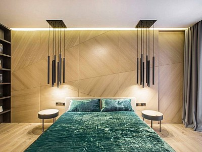 White Transparent oak floors and cladding
