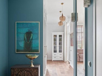 Engineered wood floors in Rosewood colour