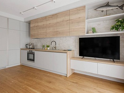 Engineered wood floors in Light Nut colour