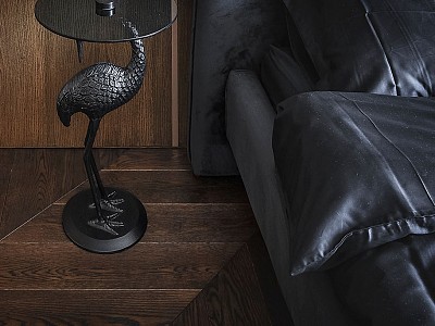 Chevron oak wood flooring, Chiana colour