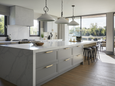 Award-winning family home in Cotswolds featuring engineered wood floors in Waterfall coulour