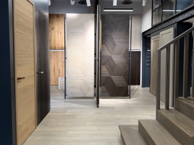 Ecohardwood London showroom interior: timeless value and beauty of oak