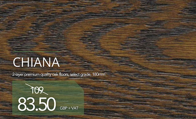 GENUINE FACTORY OFFER: HARDWOOD FLOORS IN TAILOR MADE CHIANA COLOUR