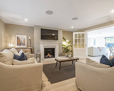 Extra white wood floors in character grade: Project in Surrey by Emma, Matt and Daisy