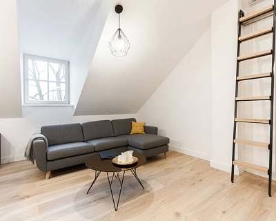 Loft design: Extra White oak floors