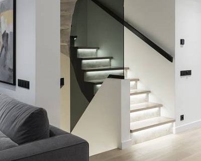 Let there be light: Extra White engineered oak floors
