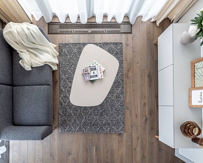 Graphite oak wood flooring