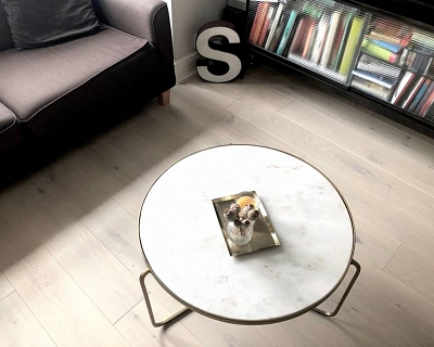 Nordic White engineered wood floors in London