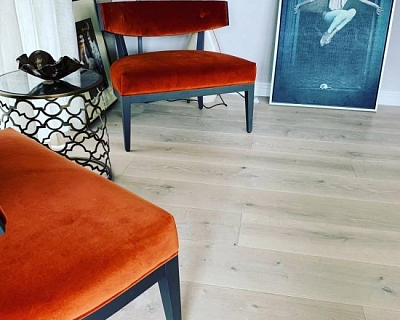 Nordic White oak wood floors in London