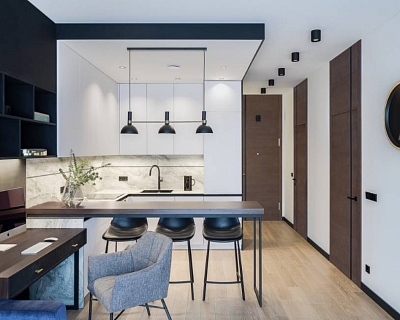 White Transparent engineered wood floors