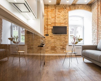 Rustic beauty: Walnut colour oak floors