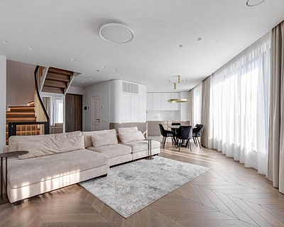 Waterfall colour oak floors, Chevron parquet