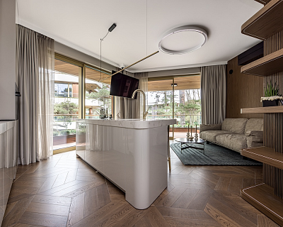 Diamond parquet - hardwood floors as a piece of art