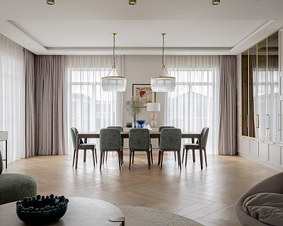 Ivory Herringbone oak parquet flooring in Select and Original grades