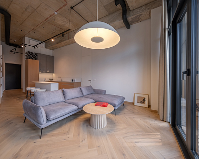 Herringbone oak parquet in Ivory colour, Original grade