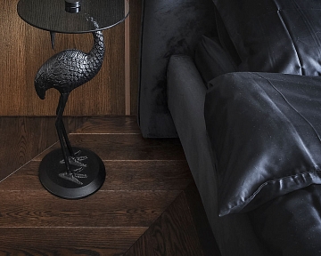 Chevron oak wood flooring, Chiana colour
