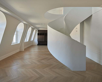 Chevron parquet: everlasting home interior design trend