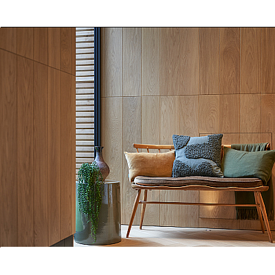 ENGINEERED OAK WOOD CLADDING