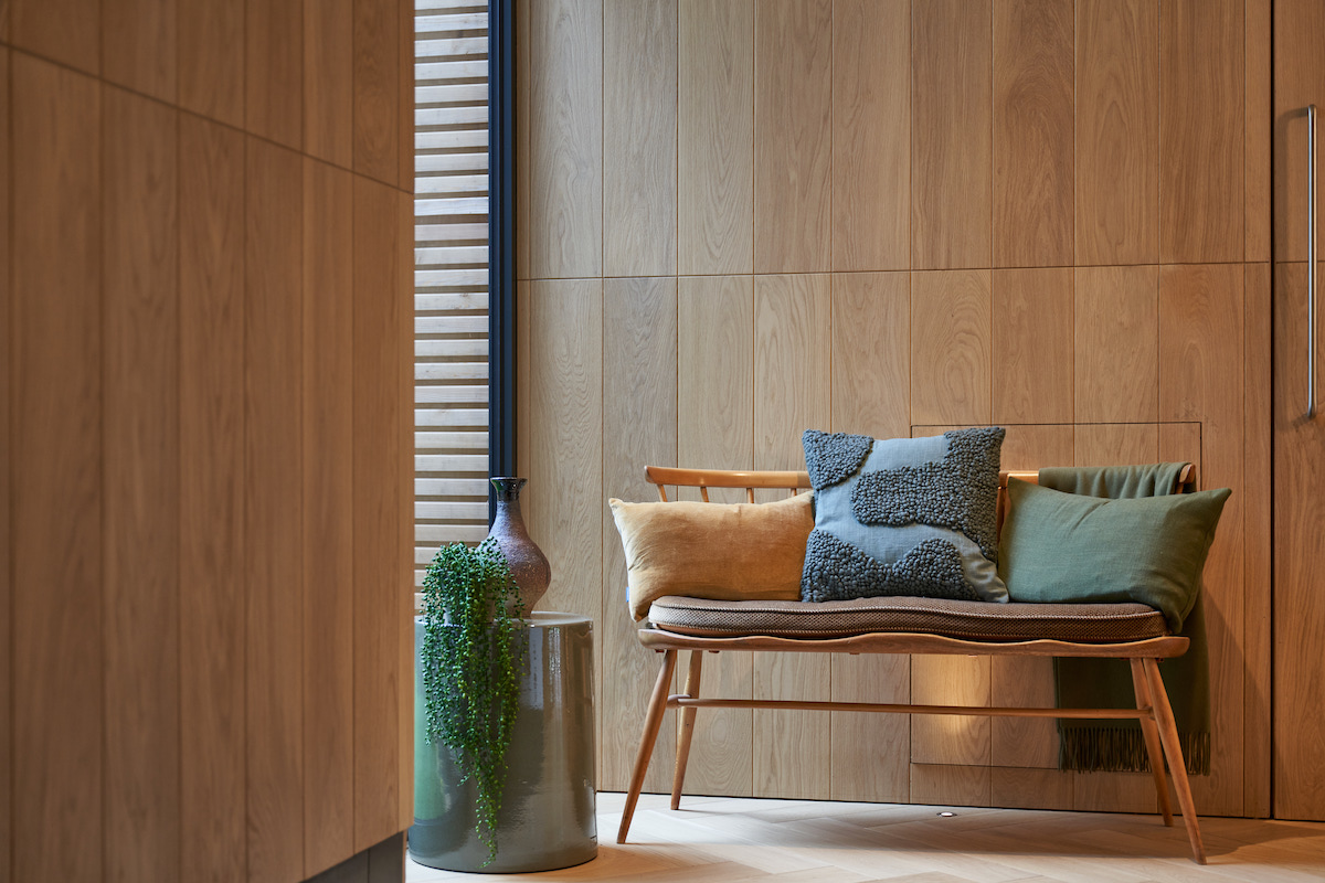 oak wood cladding