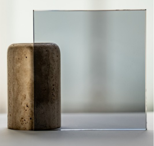Grey tinted glass