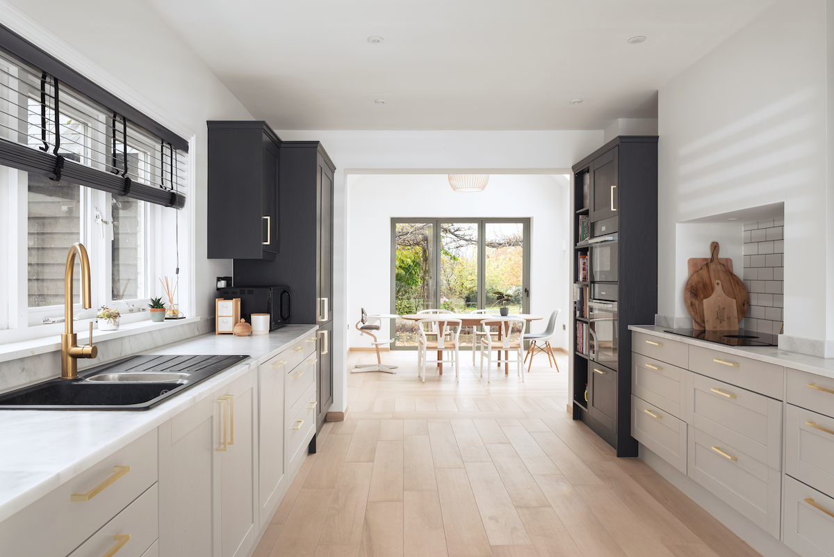 wood floors kitchen